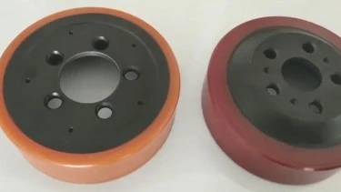 Durable Red Polyurethane Wheels factory